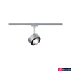 Kép 2/5 - Paulmann 95519 URail Aldan sínes LED spotlámpa, beépített LED, 9W, 820 lm, 2700K melegfehér, matt króm/fekete 