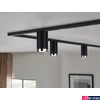 Kép 2/5 - Paulmann 96918 URail Tube sínre szerelhető spotlámpa, GU10 foglalattal, max 10W, matt fekete, fényerőszabályozható
