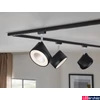 Kép 2/5 - Paulmann 96924 URail Arena sínre szerelhető LED spotlámpa, beépített LED, 14W, 850 lm, 2700K melegfehér, matt fekete/króm, fényerőszabályozható