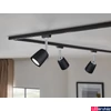 Kép 2/5 - Paulmann 96926 URail Cover sínes LED spotlámpa, GU10 foglalattal, max 10W, matt fekete/króm, fényerőszabályozható 