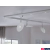 Kép 2/5 - Paulmann 96937 URail Sphere sínre szerelhető lámpa, beépített LED, 7,4W, 2700K melegfehér, 635 lm, kör, fehér/króm