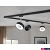Kép 2/5 - Paulmann 96939 URail Circle sínes LED spotlámpa, beépített LED, 5W, 425 lm, 4000K természetes fehér, matt fekete, fényerőszabályozható
