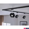 Kép 2/5 - Paulmann 96941 URail Cube sínes LED spotlámpa, beépített LED, 8W, 450 lm, 4000K természetes fehér, fekete/króm, fényerőszabályozható