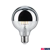 Kép 3/5 - Paulmann 28673 Design fényforrás, tükör hatású, ezüst, fényerőszabályozható, ezüst, 2700K melegfehér, E27 foglalat, 600 lm