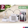 Kép 4/5 - Paulmann 28706 Vintage fényforrás, mintás, áttetsző, üveg, 2700K melegfehér, E14 foglalat, 280 lm