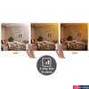 Kép 3/5 - Paulmann 79800 Carpo LED panel, 300 mmx300 mm, négyzet, 3-step-dim to warm, króm, 2300K-3000K változtatható, beépített LED, 1830 lm, IP20