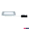 Kép 3/4 - Paulmann 92080 Quality Line LED panel, négyzet, süllyeszthető, króm, 2700K melegfehér, beépített LED, 1119 lm, IP44
