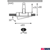 Kép 2/4 - Paulmann 92898 Nova fürdőszobai beépíthető lámpa, 93 mmx93 mm, kerek, 3db-os szett, billenthető, fényerőszabályozható, fehér, 2700K melegfehér, 3x GU10 foglalat, 460 lm, IP65