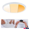 Kép 2/4 - Paulmann 92990 Areo Varifit LED panel, kerek, 3-step-dim to warm, fehér, 2000K-4000K változtatható, beépített LED, 2000 lm, IP44