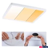 Kép 2/4 - Paulmann 92994 Areo Varifit LED panel, négyzet, 3-step-dim to warm, fehér, 2000K-4000K változtatható, beépített LED, 2200 lm, IP44