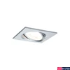 Kép 4/5 - Paulmann 93438 Nova beépíthető lámpa, négyzet, 3db-os szett, billenthető, fehér, 2700K melegfehér, 3x GU10 foglalat, 460 lm, IP23
