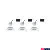 Kép 3/5 - Paulmann 93490 Nova beépíthető lámpa, 84 mmx84 mm, négyzet, 3db-os szett, billenthető, 3-step-dimming, fehér, 2700K melegfehér, 3x Coin foglalat, 460 lm, IP23