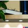 Kép 3/5 - Paulmann 93586 Furniture Mini bútorvilágító, szálcsiszolt, 2700K melegfehér, beépített LED, 20 lm