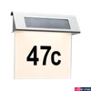 Kép 3/5 - Paulmann 93765 House Number kültéri fali lámpa, szolár, öntapadós házszám matricákkal, alkonykapcsolóval, fehér, 3000K melegfehér, beépített LED, IP44