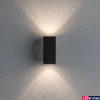 Kép 4/5 - Paulmann 94328 Flame kültéri fali lámpa, lefelé és felfelé világít, antracit, 3000K melegfehér, beépített LED, 390 lm, IP44