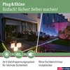 Kép 4/5 - Paulmann 94530 Plug&Shine kültéri leszúrható lámpa, antracit, 3000K melegfehér, beépített LED, 490 lm, IP44