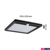Kép 4/11 - Paulmann 94665 Outdoor Lamina Panel kültéri mennyezeti lámpa, fekete, 3000K melegfehér, 950 lm, IP44