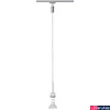 Kép 2/4 - Paulmann 95183 URail DecoSystems sínre szerelhető függesztett GU10 foglalat 3,5W 2700K LED fényforrással, bura nélkül, matt króm