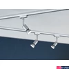 Kép 3/4 - Paulmann 95331 URail Pure II sínes lámpa, 230V, GU10 foglalattal, max 10W, matt króm/króm