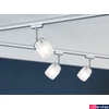 Kép 3/4 - Paulmann 95338 URail Blossom sínre szerelhető spotlámpa, 230V, G9 foglalattal, max 10W, króm/szatén