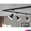 Kép 2/4 - Paulmann 96911 URail Pure II sínes lámpa, forgatható, GU10 foglalattal, max 10W, matt fekete