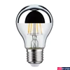 Kép 4/5 - Paulmann 28670 Design fényforrás, tükör hatású, ezüst, ezüst, 2700K melegfehér, E27 foglalat, 600 lm