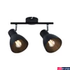 Kép 5/8 - Paulmann 66760 Spotlight Daví spotlámpa, fekete, 2x E27 foglalat, IP20