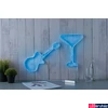 Kép 4/5 - Paulmann 70564 Neon Colorflex LED szalag, formára hajlítható, USB csatlakozóval, fehér, kék, beépített LED, 10 lm, IP20