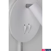 Kép 4/5 - Paulmann 78918 Tabari fali lámpa, forgatható olvasófejjel, indirekt fénnyel, kapcsolóval, króm, 3000K melegfehér, beépített LED, 300 lm, IP20
