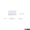 Kép 4/5 - Paulmann 79816 Velora LED panel, 225 mmx225 mm, négyzet, fehér, 3000K melegfehér, beépített LED, 1480 lm, IP20