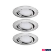 Kép 5/8 - Paulmann 92464 LED Recessed Base Coin spotlámpa, szálcsiszolt, 3000K melegfehér, 430 lm, IP20
