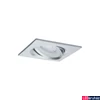 Kép 5/5 - Paulmann 93438 Nova beépíthető lámpa, négyzet, 3db-os szett, billenthető, fehér, 2700K melegfehér, 3x GU10 foglalat, 460 lm, IP23