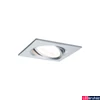 Kép 4/5 - Paulmann 93474 Nova fürdőszobai beépíthető lámpa, 84 mmx84 mm, négyzet, 3db-os szett, billenthető, 3-step-dimming, alumínium, 2700K melegfehér, 3x GU10 foglalat, 460 lm, IP23