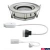 Kép 5/5 - Paulmann 93662 Nova fürdőszobai beépíthető lámpa, 93 mmx93 mm, kerek, spotkeret, billenthető, szálcsiszolt, GU5,3 / GU10 foglalat, IP65