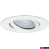 Kép 5/5 - Paulmann 93672 Nova Plus fürdőszobai beépíthető lámpa, 93 mmx93 mm, kerek, billenthető, fényerőszabályozható, fehér, 4000K természetes fehér, GU10 foglalat, 470 lm, IP65
