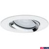 Kép 5/5 - Paulmann 93673 Nova Plus fürdőszobai beépíthető lámpa, 93 mmx93 mm, kerek, billenthető, fényerőszabályozható, króm, 4000K természetes fehér, GU10 foglalat, 470 lm, IP65