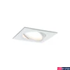 Kép 5/6 - Paulmann 93678 beépíthető lámpa, 84 mmx84 mm, négyzet, 3db-os szett, billenthető, fényerőszabályozható, fehér, 2700K melegfehér, 3x Coin foglalat, 425 lm, IP23