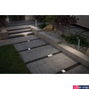 Kép 4/5 - Paulmann 93774 Cube kültéri beépíthető lámpa, négyzet, szolár, szálcsiszolt, 2700K melegfehér, beépített LED, 3,6 lm, IP67