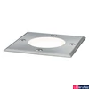 Kép 4/5 - Paulmann 93993 Floor kültéri beépíthető lámpa, 115 mmx115 mm, négyzet, talajba süllyeszthető, szálcsiszolt, 3000K melegfehér, GU10 foglalat, 230 lm, IP67