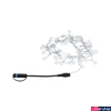 Kép 5/7 - Paulmann 94558 Plug&Shine kültéri fényfűzér, IP44, fekete, 3000K melegfehér, 96 lm, IP44