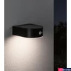 Kép 5/7 - Paulmann 94570 Outdoor Solar kültéri fali lámpa, fekete, 3000K melegfehér, 400 lm, IP44