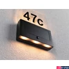 Kép 5/9 - Paulmann 94725 Outdoor Solar kültéri fali lámpa, antracit, 2200K ultra-melegfehér, 18 lm, IP44