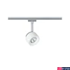 Kép 4/5 - Paulmann 95373 URail Pane sínre szerelhető LED spotlámpa, 7,4W, 635 lm, 2700K melegfehér, kör, fehér/króm