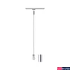 Kép 4/5 - Paulmann 95436 URail 2Easy Basic függesztett E27 foglalat bura nélkül, króm