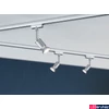 Kép 3/4 - Paulmann 95463 URail Pure II sínrendszer szett, 3 db spotlámpával, 230V, GU10 foglalattal, max 10W, matt króm