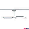 Kép 4/5 - Paulmann 95469 URail Dipper sínre szerelhető LED lámpa, beépített LED, 230V, 16W, 2700K melegfehér, 512 lm, matt króm/fehér, 83°
