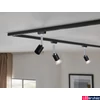 Kép 3/4 - Paulmann 96911 URail Pure II sínes lámpa, forgatható, GU10 foglalattal, max 10W, matt fekete