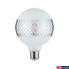 Kép 5/5 - Paulmann 28742 Design fényforrás, tükörgyűrű effekt, ezüst, fényerőszabályozható, ezüst, 2700K melegfehér, E27 foglalat, 420 lm