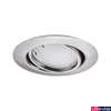 Kép 6/8 - Paulmann 92464 LED Recessed Base Coin spotlámpa, szálcsiszolt, 3000K melegfehér, 430 lm, IP20