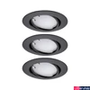 Kép 6/9 - Paulmann 92468 LED Recessed Base Coin spotlámpa, fekete, 3000K-6500K változtatható, 420 lm, IP20